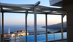 View from Clubhouse at dusk